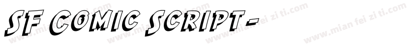 SF Comic Script字体转换